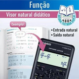 Calculadora científica Casio fx-82LA PLUS-2 negra en uso