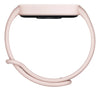 Xiaomi Smart Band 9 Active rosa con correa de silicona en uso