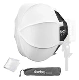 Detalle de la montura Godox del softbox ML-CS30
