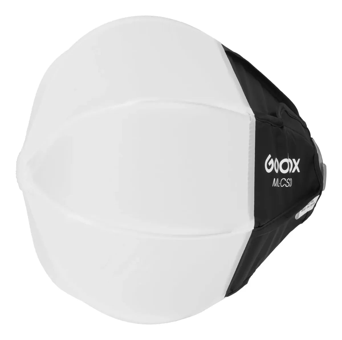Softbox linterna Godox ML-CS30 de 30 cm montado