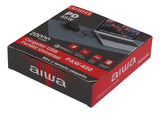 Batería portátil Aiwa PAW-650 de 20.000 mAh negra vista lateral