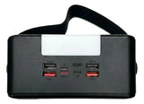 Power bank Motomo MO-153L negro de gran capacidad detalle del producto