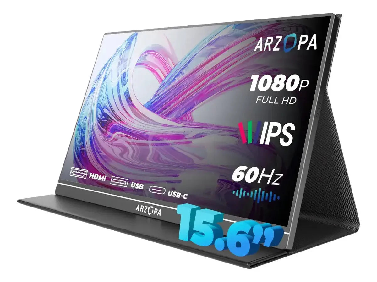 Monitor portátil Arzopa S1 de 15,6 pulgadas negro, vista principal