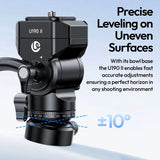 Ulanzi U-190II Cabezal Fluido Para Video Con Equilibrio de Cabezal