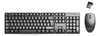 Kit teclado y mouse inalámbrico Tecmaster TM-100512 negro vista frontal