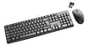 Kit teclado y mouse inalámbrico Tecmaster TM-100512 negro detalle del producto