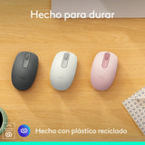 Mouse inalámbrico Bluetooth Logitech M196 grafito vista lateral
