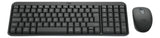 Combo teclado y mouse Bluetooth Logitech MK250 negro vista frontal