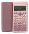 Calculadora científica Casio fx-82ES PLUS-2 rosada en uso