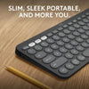 Teclado Logitech Pebble Keys 2 K380s Bluetooth en uso