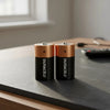 Pilas Duracell Tipo D fuera del blíster