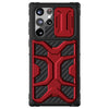 Carcasa NILLKIN CamShield roja con tapa deslizante de cámara para Samsung Galaxy S22 Ultra 5G