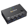 Conmutador KVM de dos monitores KC-KVM202DP 4K 60Hz USB3.0 DP