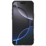 iPhone 16 Pro Max con la carcasa NILLKIN puesta, vista frontal con la pantalla encendida