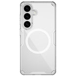 Carcasa NILLKIN Ultra Clear transparente para Galaxy S26+ vista trasera con anillo MagSafe