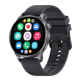 Reloj Zeblaze Btalk 3 GPS gris espacial de frente con el menú de aplicaciones en pantalla
