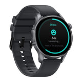 Pantalla del Zeblaze Btalk 3 GPS midiendo el nivel de estrés