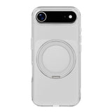 Carcasa Kalebol Frosted para iPhone Air color transparente con anillo soporte