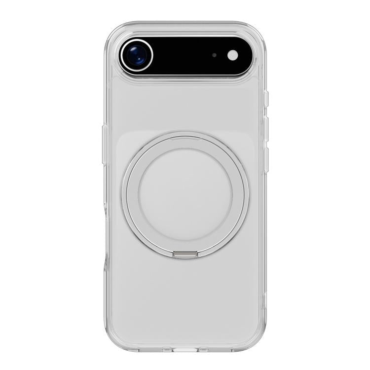 Carcasa Kalebol Frosted para iPhone Air color transparente con anillo soporte