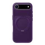 Carcasa Kalebol Frosted para iPhone Air color morado con anillo soporte