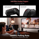 Cruceta y botones frontales del control GameSir G7 Pro blanco