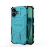 Carcasa BIBERCAS Real Color para iPhone 17 color verde agua vista trasera y lateral