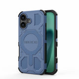 Carcasa BIBERCAS Real Color para iPhone 17 color azul vista trasera y lateral