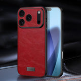 Carcasa SULADA para iPhone 17 Pro color rojo vista trasera