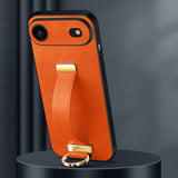 Carcasa SULADA Tide Cool color naranja para iPhone Air con correa de mano y anillo metálico