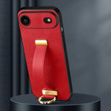 Carcasa SULADA Tide Cool color rojo para iPhone Air con correa de mano y anillo metálico