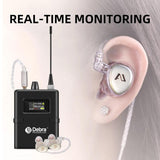 Audífono in ear del DEBRA SW-1 puesto en la oreja