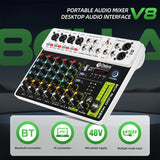 Consola portátil DEBRA V8 con interfaz de audio