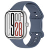 Correa de silicona con hebilla de mariposa de color sólido xDfind para Xiaomi Band 9 Pro/8 Pro/Redmi Watch 6/5/4 (azul y gris)