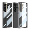 Carcasa GKK de TPU transparente con revestimiento para Samsung Galaxy S26 Ultra 5G, negra