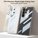 Carcasa GKK de TPU transparente con revestimiento para Samsung Galaxy S26 Ultra 5G, negra — vista 2