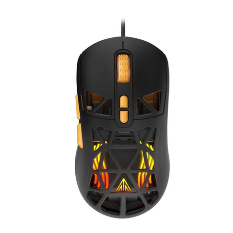 Mouse gamer con cable SOLAKAKA SM901 en color negro