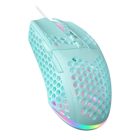 Mouse gamer con cable SOLAKAKA SM900 Honeycomb en color verde
