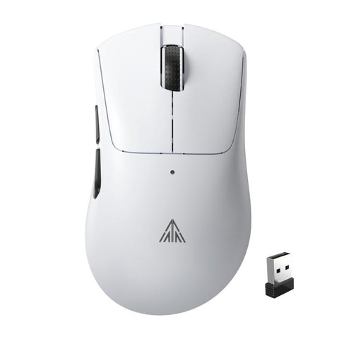 Mouse gamer inalámbrico SOLAKAKA SM805 en color blanco