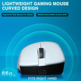 Sensor óptico PAW3311 del mouse SOLAKAKA SM805 blanco