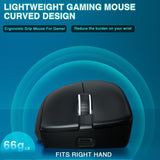 Sensor óptico PAW3311 del mouse SOLAKAKA SM805 negro
