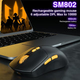 Microinterruptores intercambiables del mouse SOLAKAKA SM802 negro