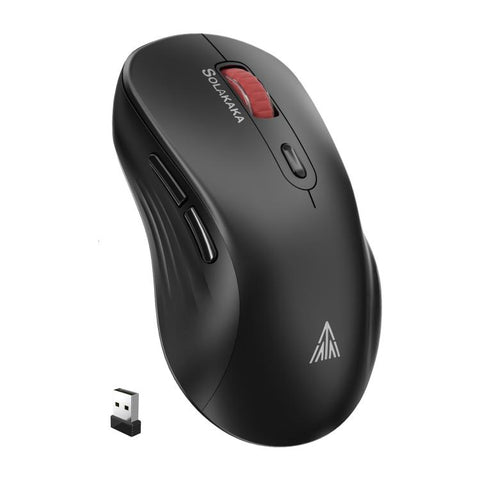 Mouse inalámbrico SOLAKAKA SM66 en color negro