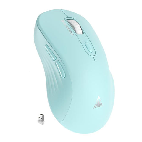 Mouse inalámbrico SOLAKAKA SM66 en color verde