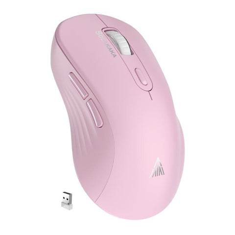 Mouse inalámbrico SOLAKAKA SM66 en color rosa