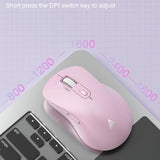 Botón de ajuste de DPI del mouse SOLAKAKA SM66 rosa