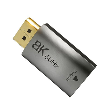 Convertidor activo DisplayPort 1.4 a HDMI 2.1 con carcasa de aluminio