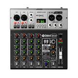 Tarjeta de sonido mezcladora DEBRA DG04S vista desde arriba