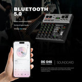 Celular conectado por Bluetooth a la consola DEBRA DG04S