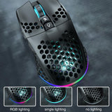 Mouse SOLAKAKA SM600 negro con conectividad trimodo Bluetooth, 2,4 GHz y USB-C