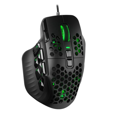 Mouse gamer MMO con cable SOLAKAKA SM809 en color negro